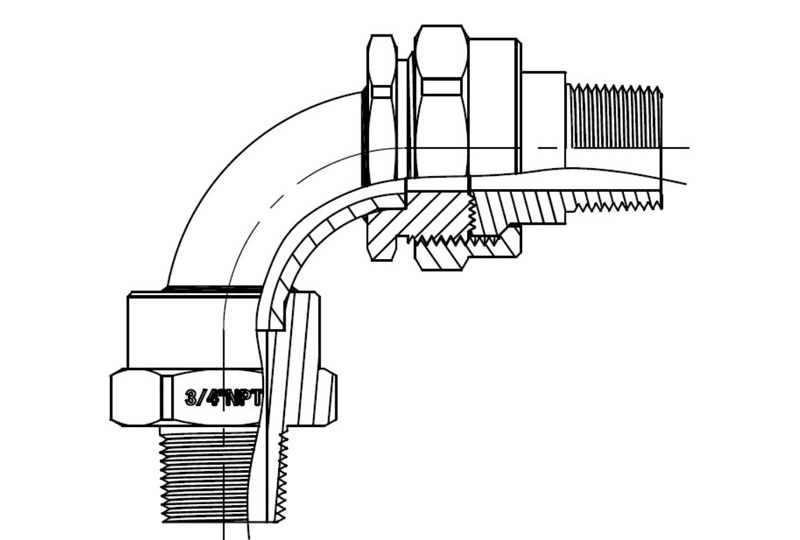 防爆軟管轉(zhuǎn)接頭